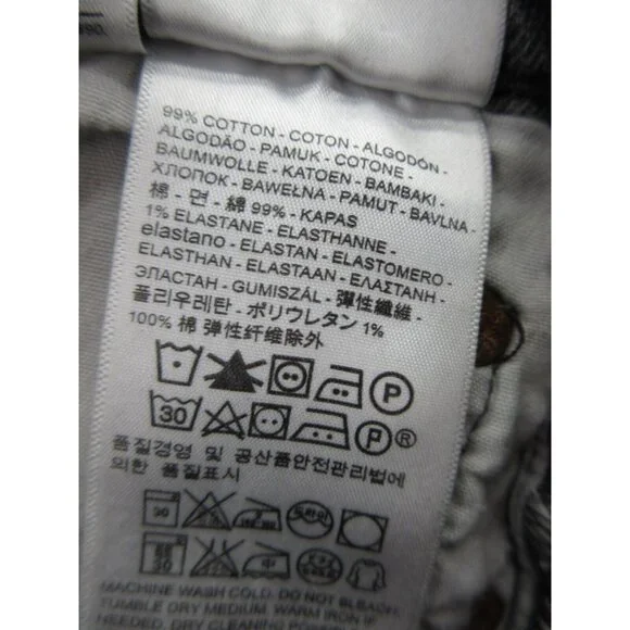 Levis 501 Jeans 28X30 Original Red Tab Button Fly Denim Slim Pants * - Picture 11 of 13